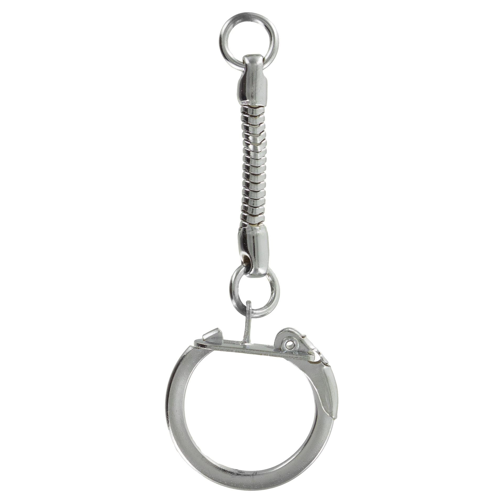 Anneaux Double Porte-clés Argenté 30mm - Lot De 240 | Pour DIY, Sacs, Accessoires | Fer Nickel-free